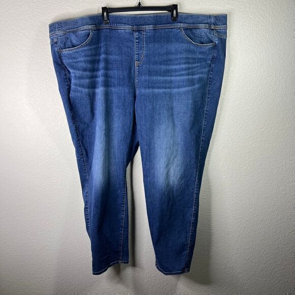 Torrid Women's Classic Blue Denim Jeans Comfortable Pull-On Stretch Fit‎ 6XT - Picture 1 of 8